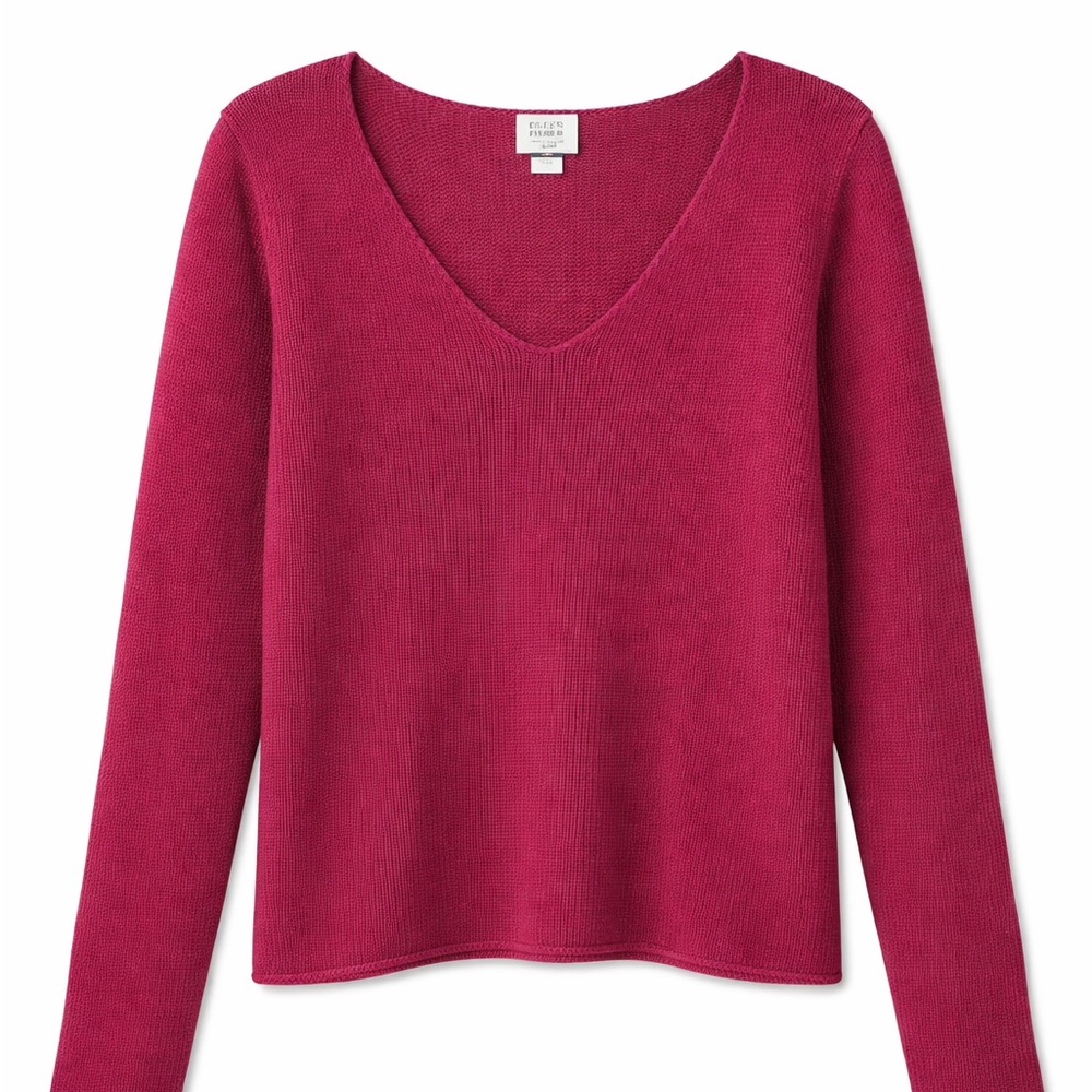 Eileen Fisher Cotton Knit Sweater